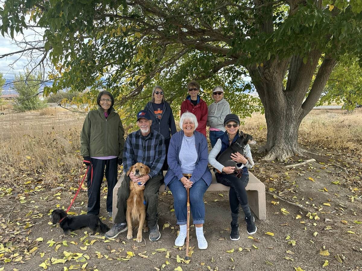 Look how happy you can be at 9 a.m.! Members of Pahrump 55 + and Older invite seniors to a Mond ...