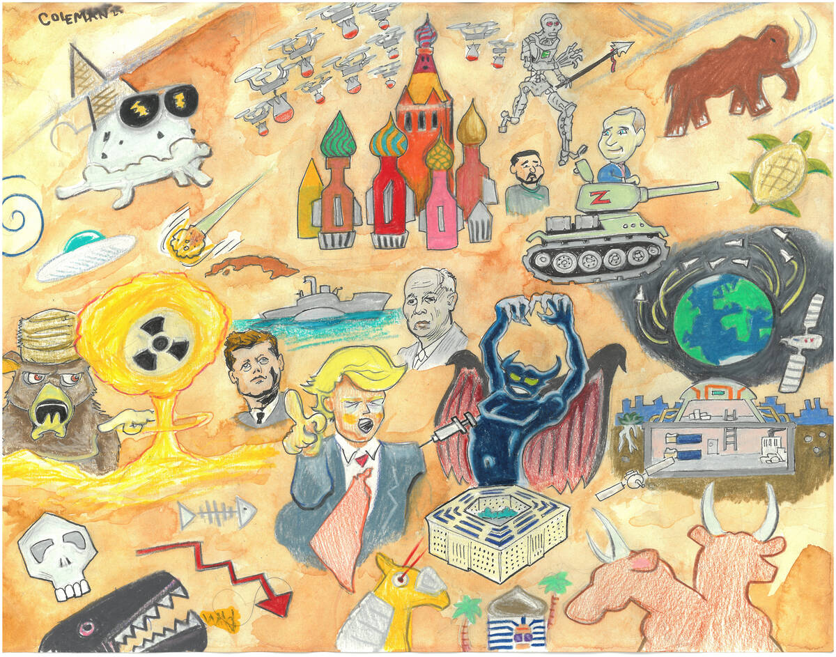 Echoes of past fears drift toward self-destruction