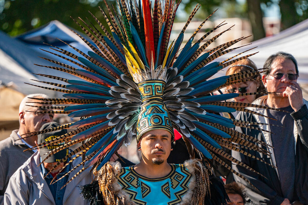 The different Native American tribes and Indigenous groups performed in beautifully detailed, t ...