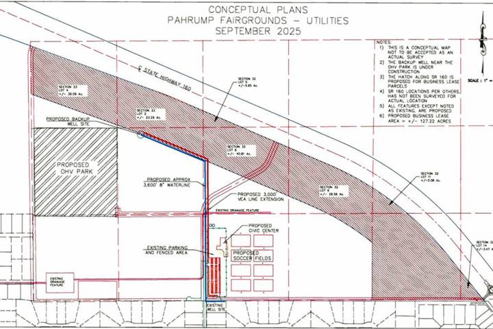 The Pahrump Fairgrounds is a project decades in the making. Officials recently approved the sub ...