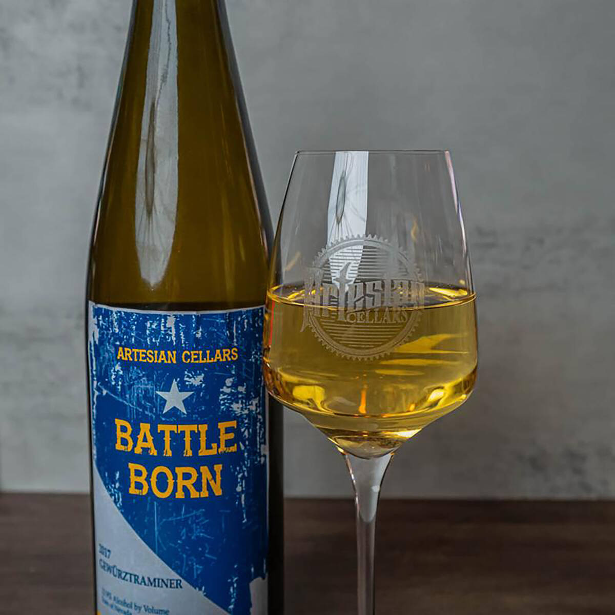 The grapes that go into Artesian Cellars’ wine are primarily sourced from their own Nevada vi ...