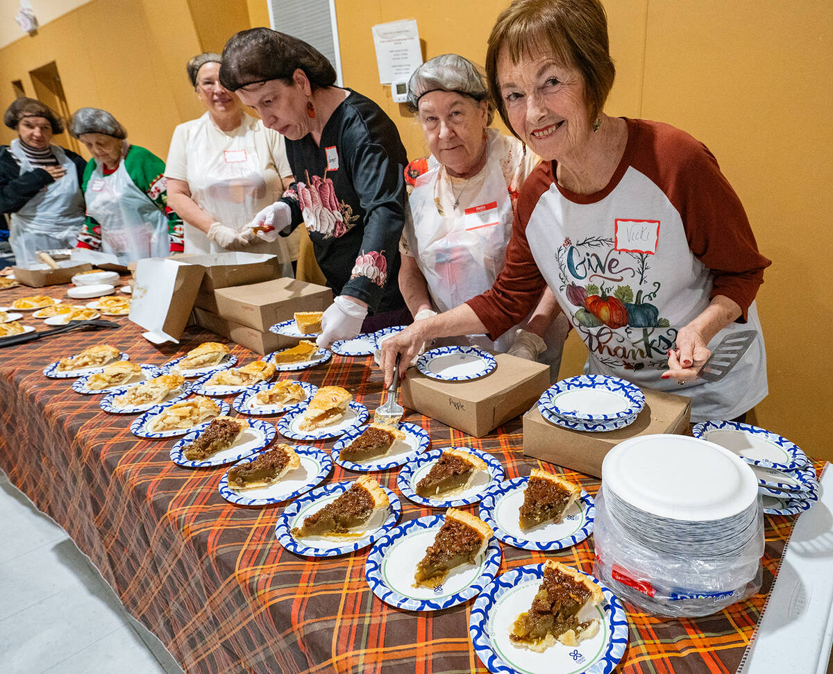 Topping off the turkey and trimmings at the Community Thanksgiving Dinner was an assortment of ...