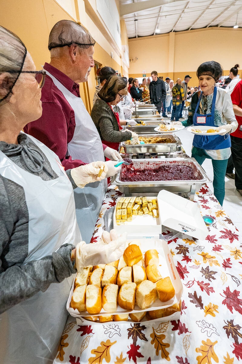 The Community Thanksgiving Dinner saw so many volunteers this year that all of the attendees we ...