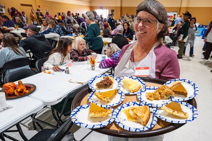 The Pahrump Holiday Task Force hosted its annual Community Thanksgiving Dinner on Thursday, Nov ...