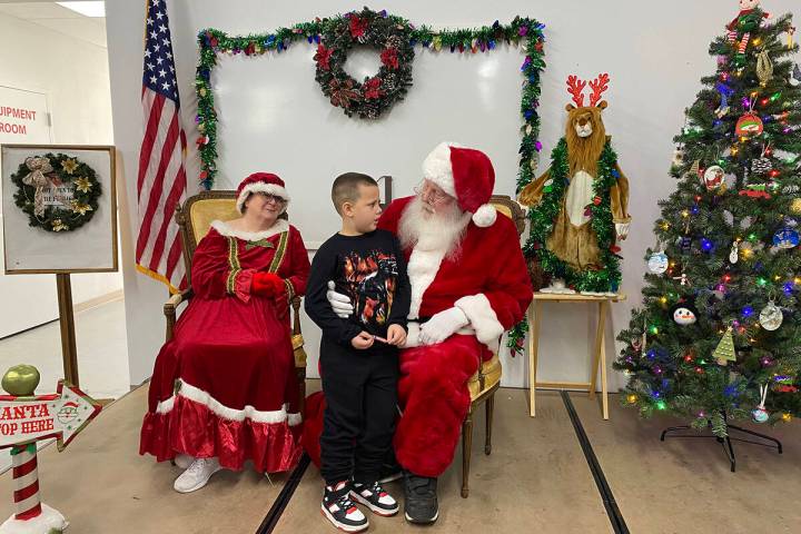 The Pahrump Valley Lions Club hosted Breakfast with Santa on Saturday, Dec. 6, the first time t ...