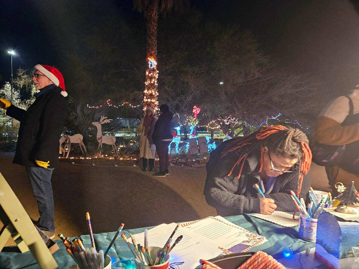 The Pahrump Master Gardeners have decked out the Desert Demonstration Garden with holiday cheer ...