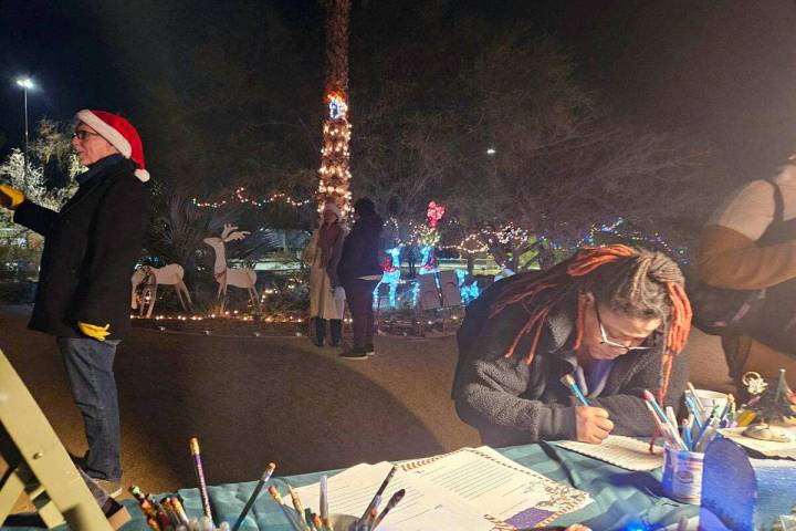 The Pahrump Master Gardeners have decked out the Desert Demonstration Garden with holiday cheer ...