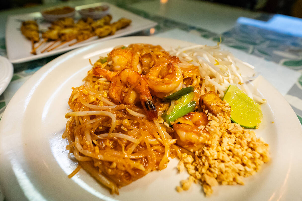 The pad thai at Romi Thai is packed with flavor. Owner Bee Thepnimit says it’s her personal f ...