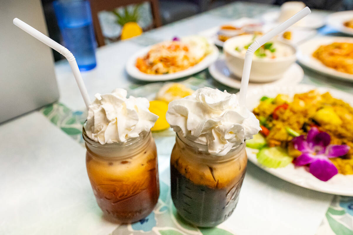 The Thai iced tea and Thai iced coffee at Romi Thai are deliciously sweet drink options at the ...