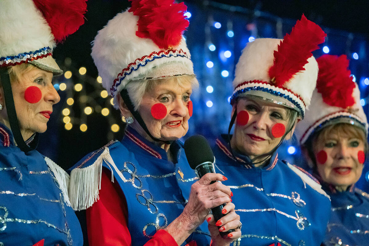 B.J. Hetrick-Irwin, second from left, is the founder and director of the Nevada Silver Tappers ...
