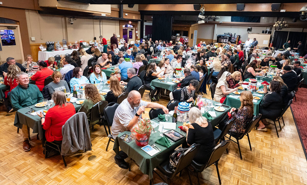 The Saddle West Showroom was packed with supporters of Nye County Sleep in Heavenly Peace on De ...