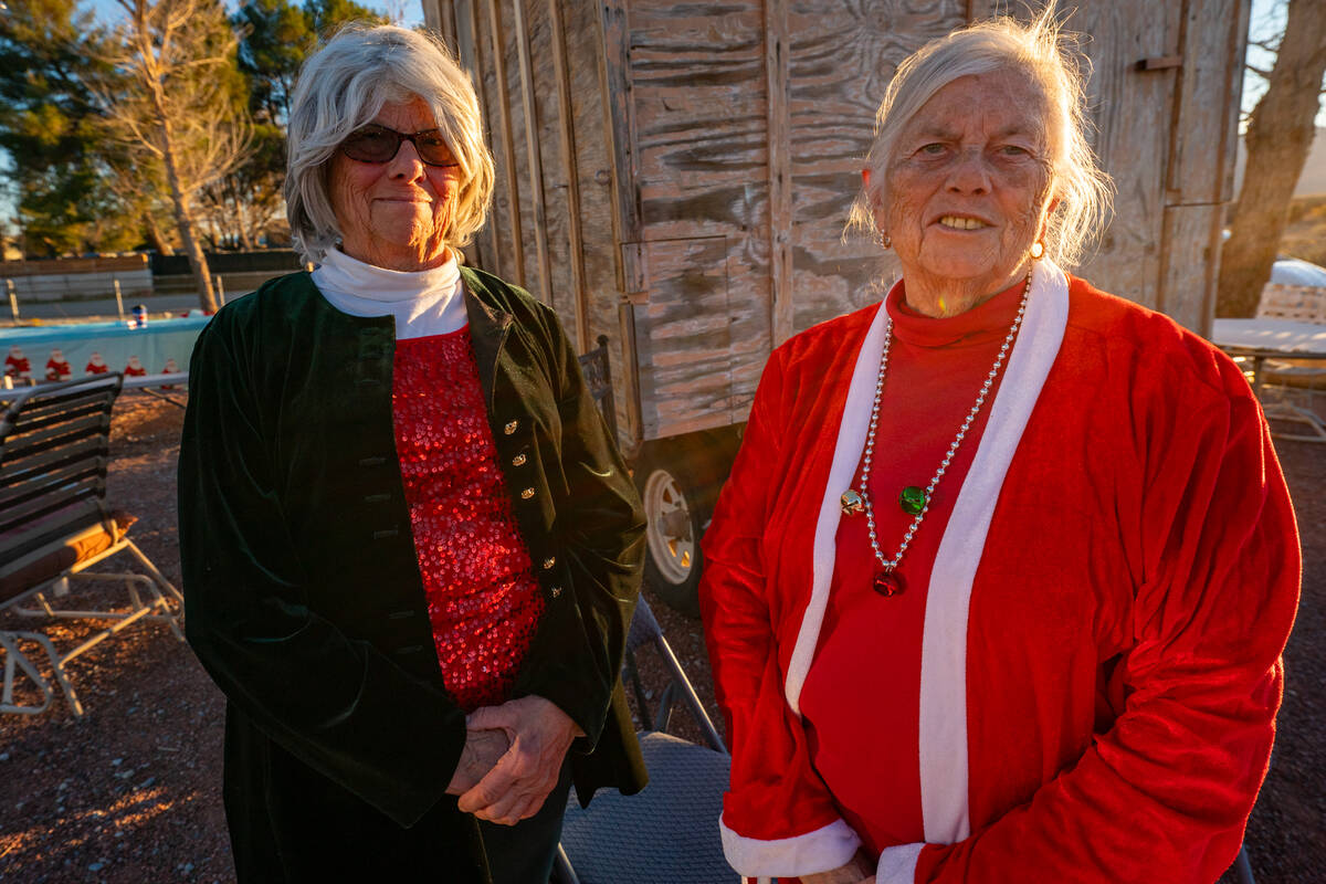 Jeanne Hamerly (left) and Sandra Pentz (right) are the sister duo behind the Pahrump nonprofit ...