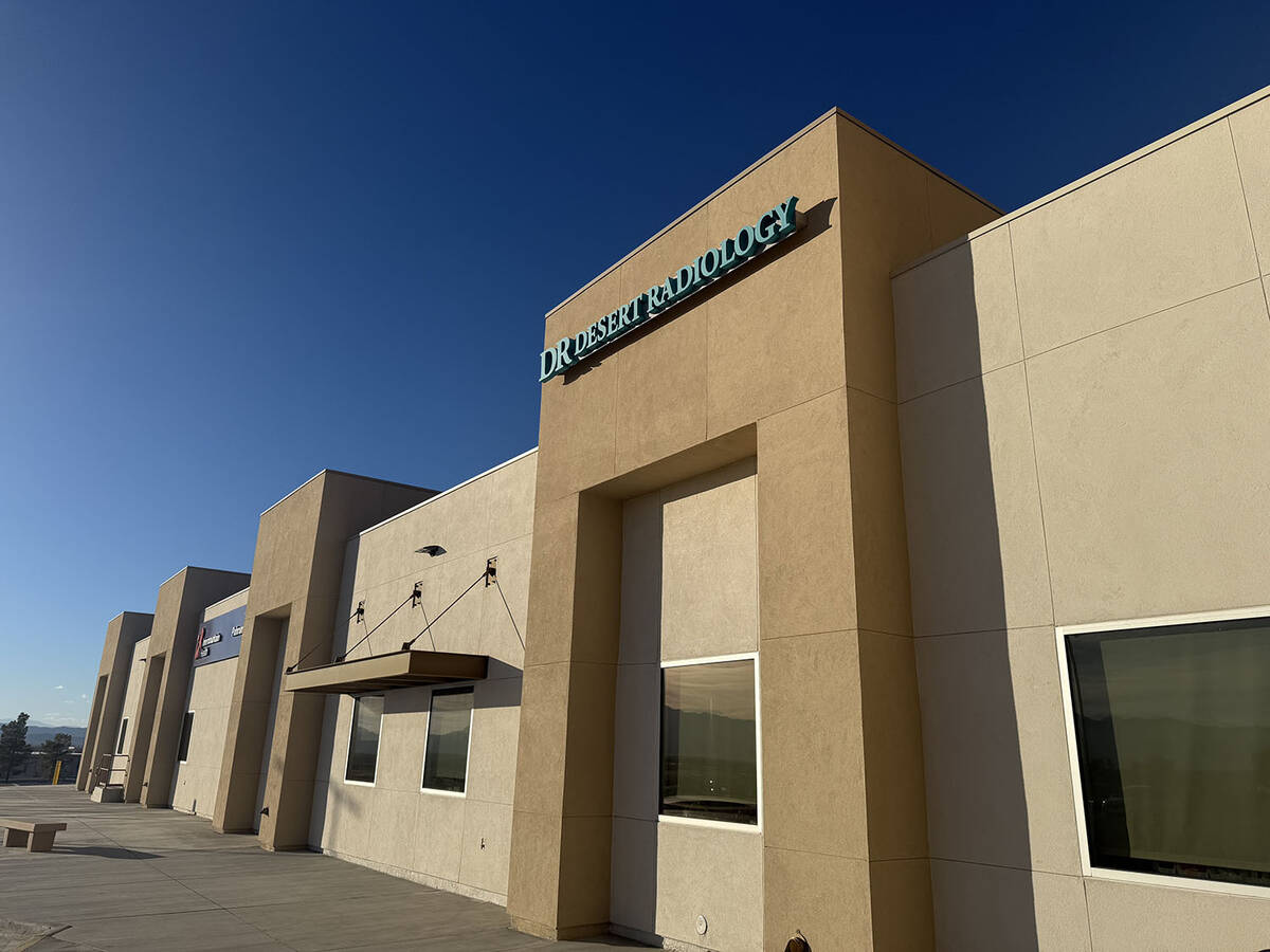 Desert Radiology’s imaging center in Pahrump, located at 1397 South Loop Road, will close on ...