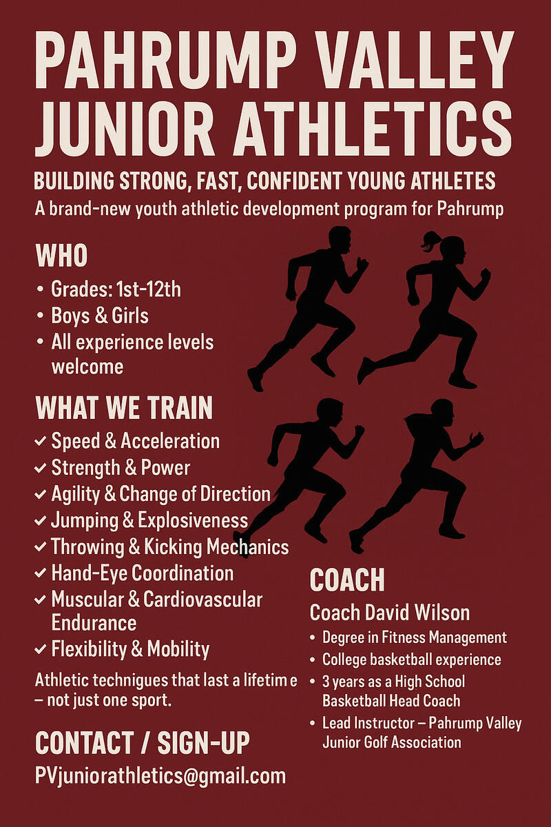 The program aims to train athletes in a variety of areas, from speed, power, and agility to han ...