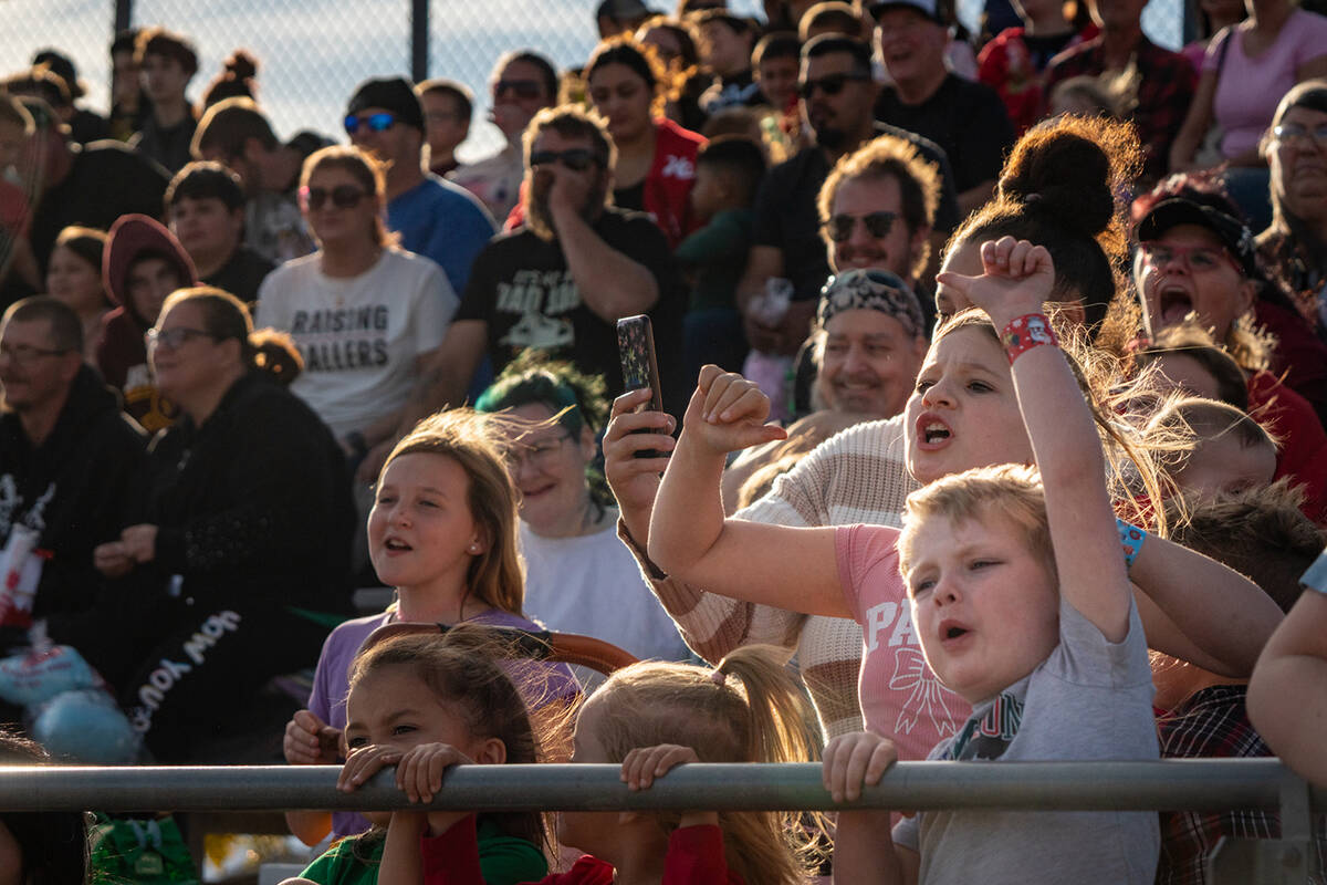 The stands inside McCullough Arena were packed with enthusiastic residents on Dec. 21, all eage ...