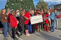 Following their annual Christmas Benefit Show, the Nevada Silver Tappers and Ms. Senior Golden ...
