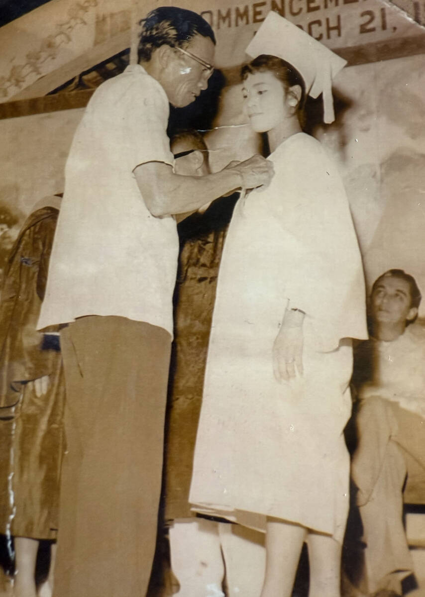 Nevada resident of 42 years and proud American, Nora Neff at age 15 in the Philippines. (Nora N ...