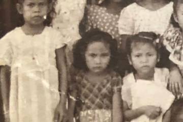 Nora Neff (right) was born in the Philippines in 1941. As a young girl, she lived through the J ...