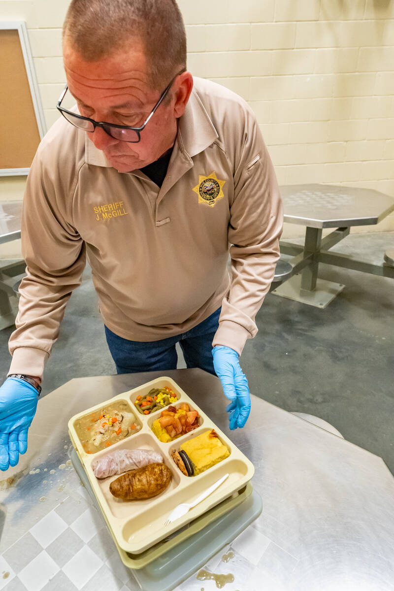 After serving a housing unit, Sheriﬀ McGill asks the occupants if they were enjoying their sp ...