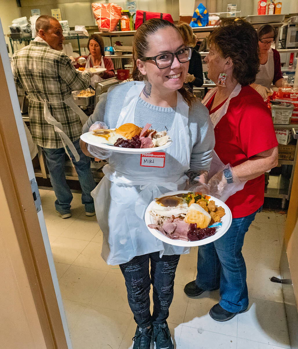 Community Christmas Eve Dinner 2025. (John Clausen/Pahrump Valley Times)