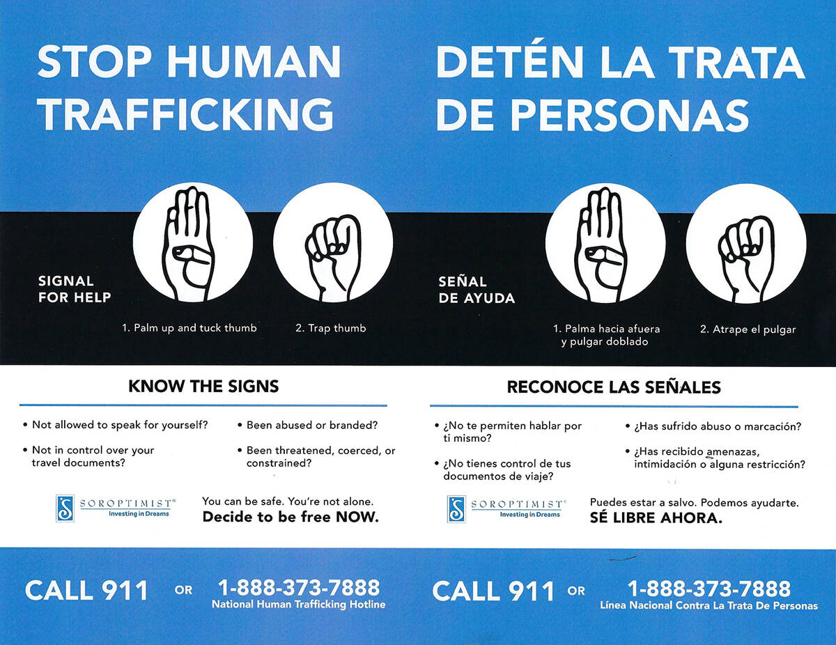 Residents should familiarize themselves with the hand signal that could help them save a victim ...