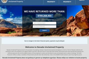 If you think you may have unclaimed property, visit nvup.gov to check. (nvup.gov)