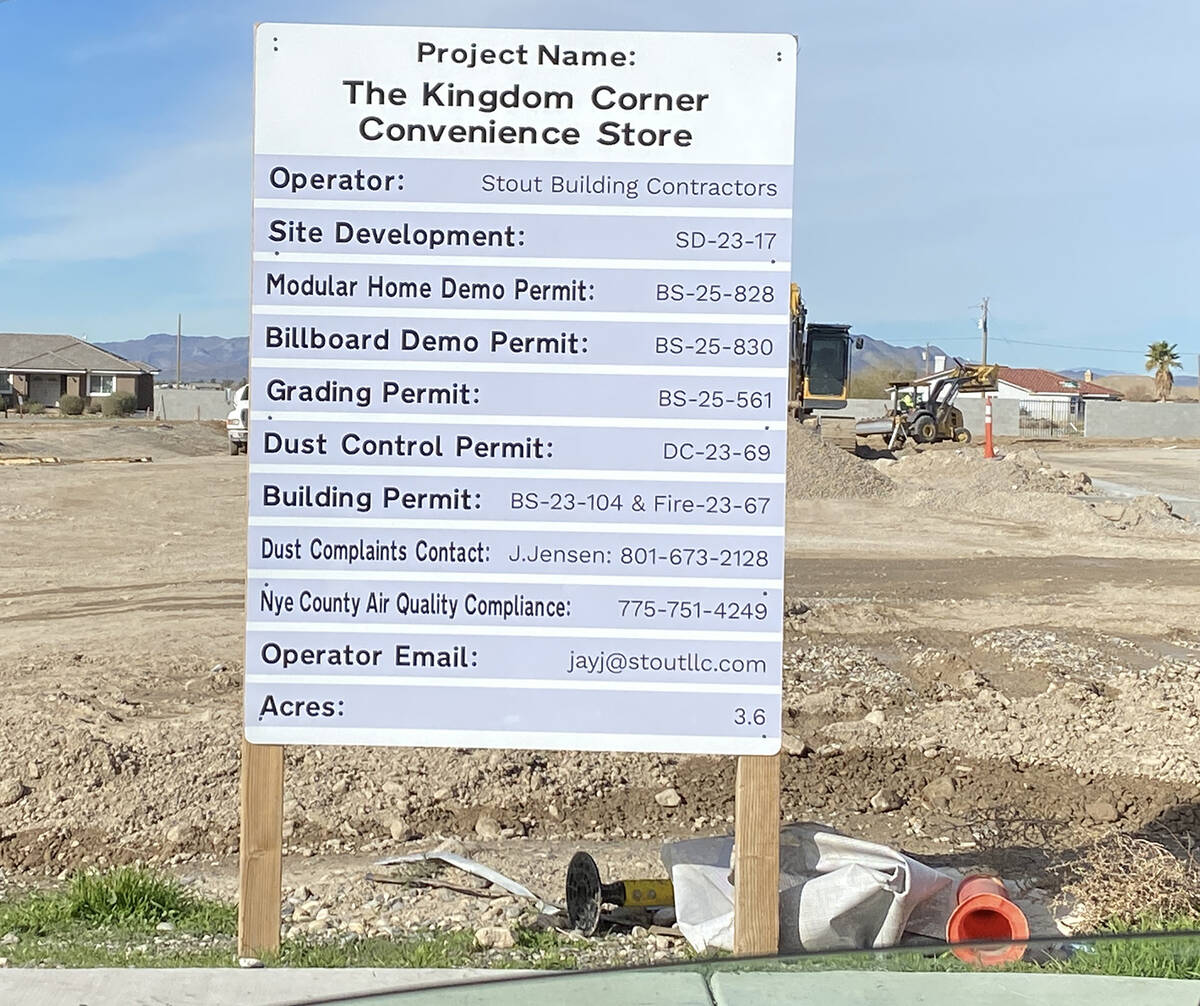 The Kingdom Corner Convenience Store project consists of approximately 3.5 acres of land, with ...