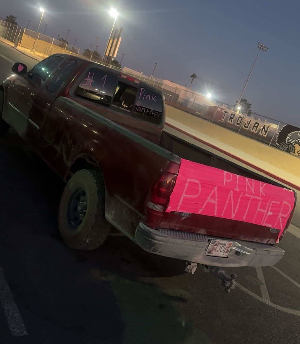 The lure of the Pink Panther is on full display as Cowley's truck gets a pretty makeover in the ...