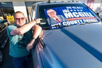 Incumbent Nye County Sheriff Joe McGill is holding another reelection campaign event this weeke ...