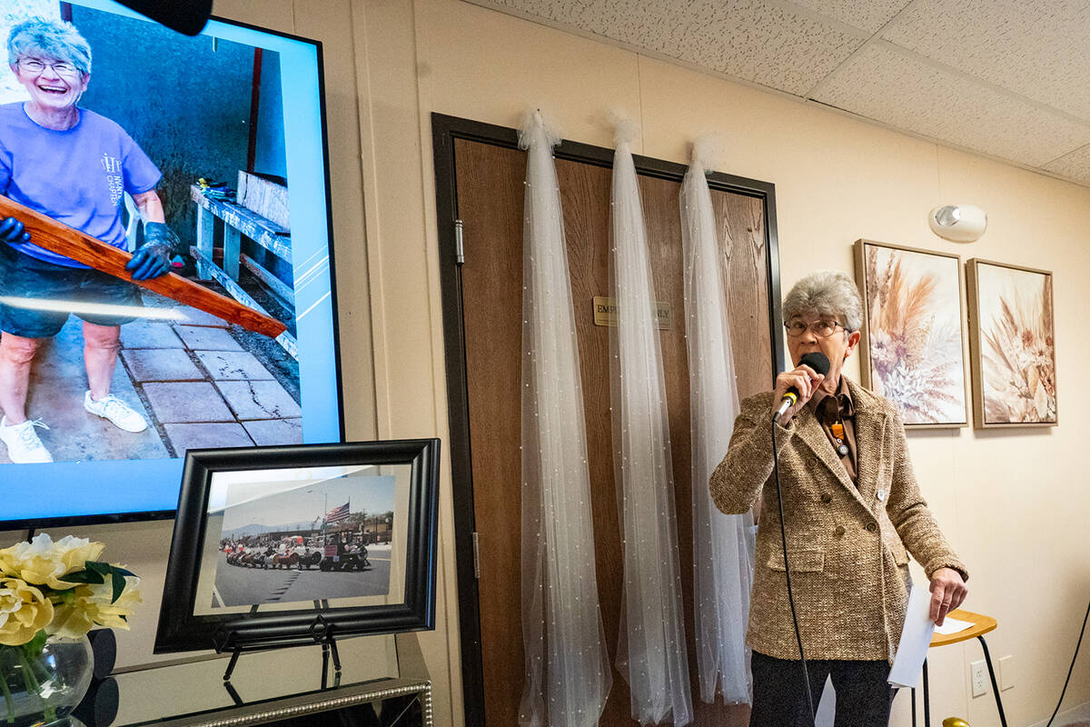 During the event, Judge Kimberly “Kim” Wanker spoke about her law background, her legal car ...