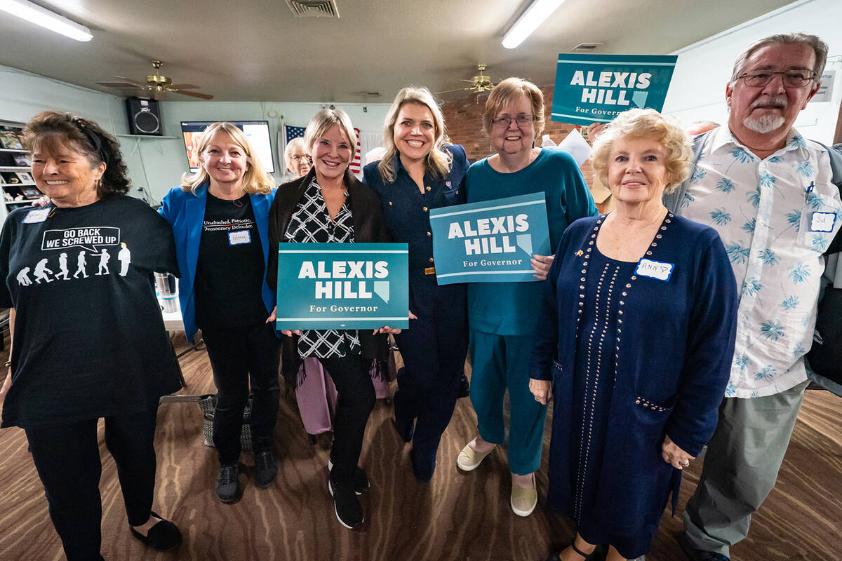 Throughout the event, Washoe County commissioner and Democratic gubernatorial candidate Alexis ...