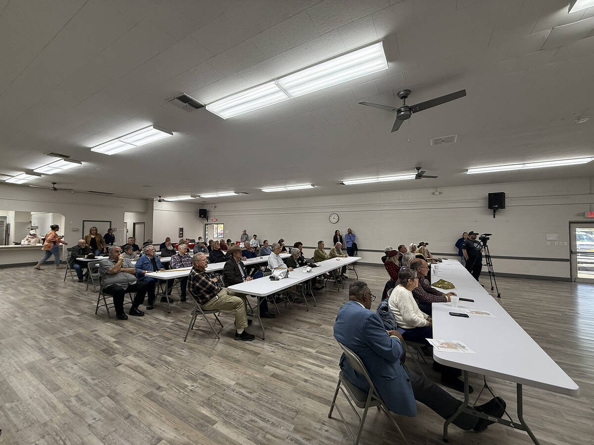A total of 58 people attended the Nye County Republican Club’s first luncheon, held at the Bo ...