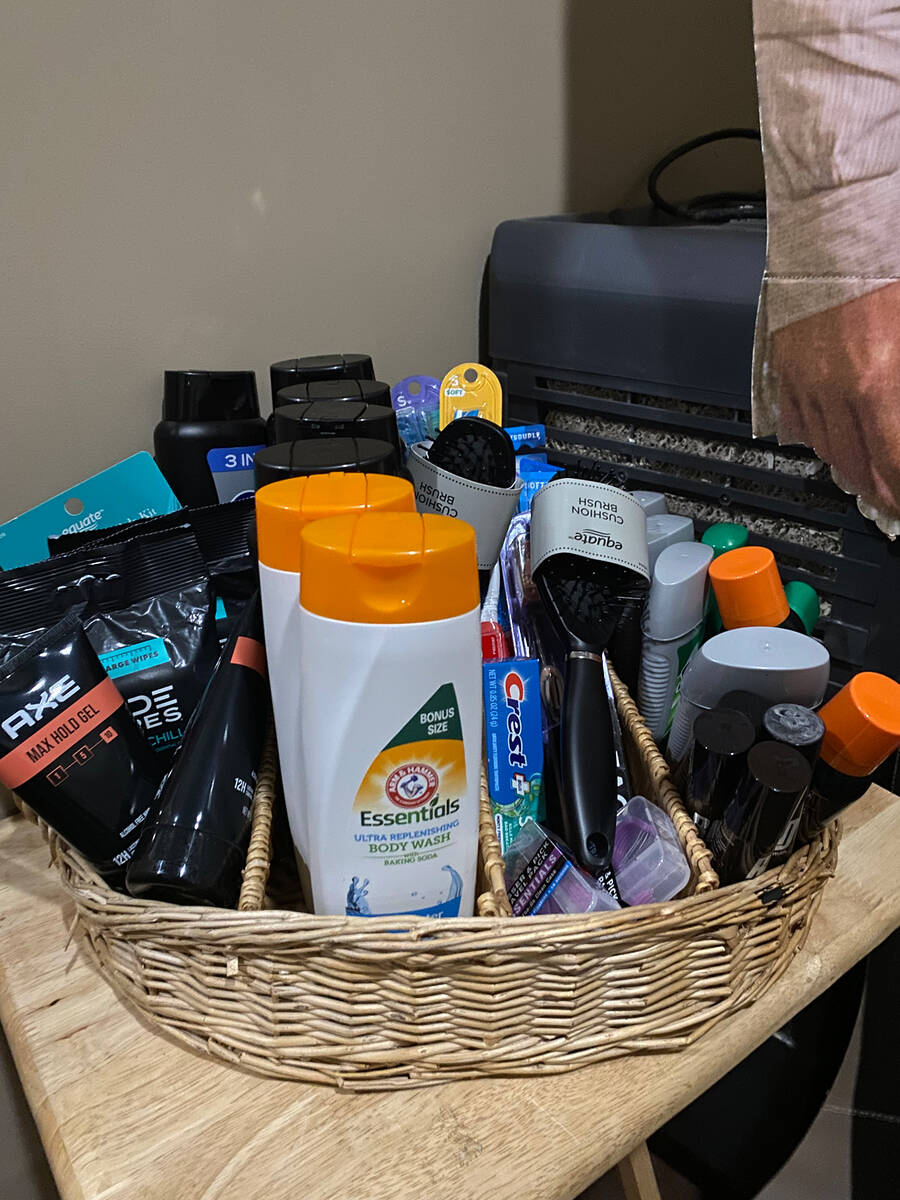 The Giving Tables at Dry Creek's Teen Night are kept in the restrooms, allowing youth to grab w ...