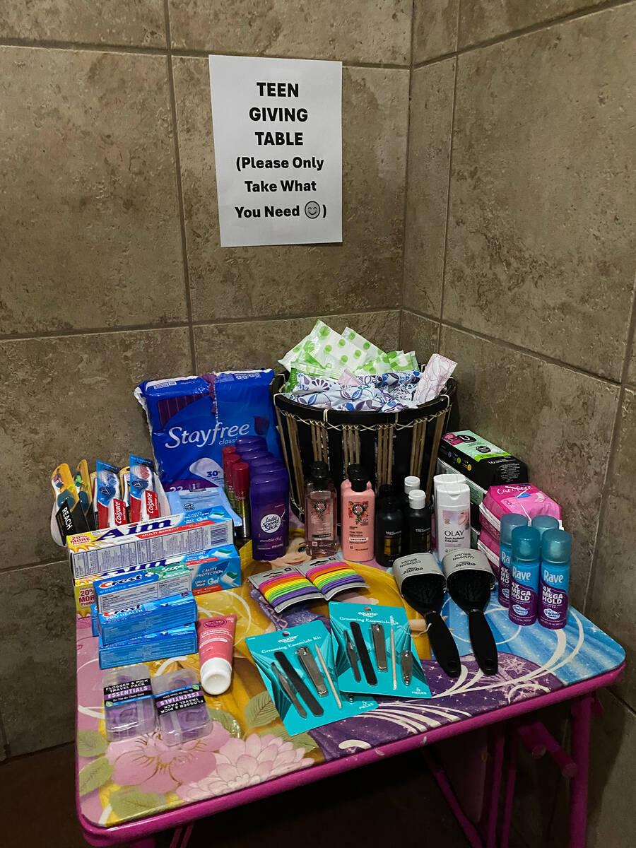 As part of Teen Night, Dry Creek has started the "Giving Table", which features all kinds of us ...