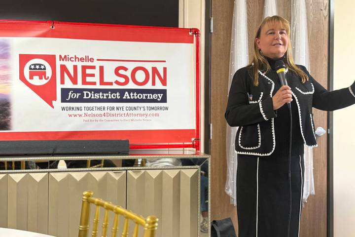 Chief Deputy District Attorney Michelle Nelson has announced her candidacy for Nye County distr ...