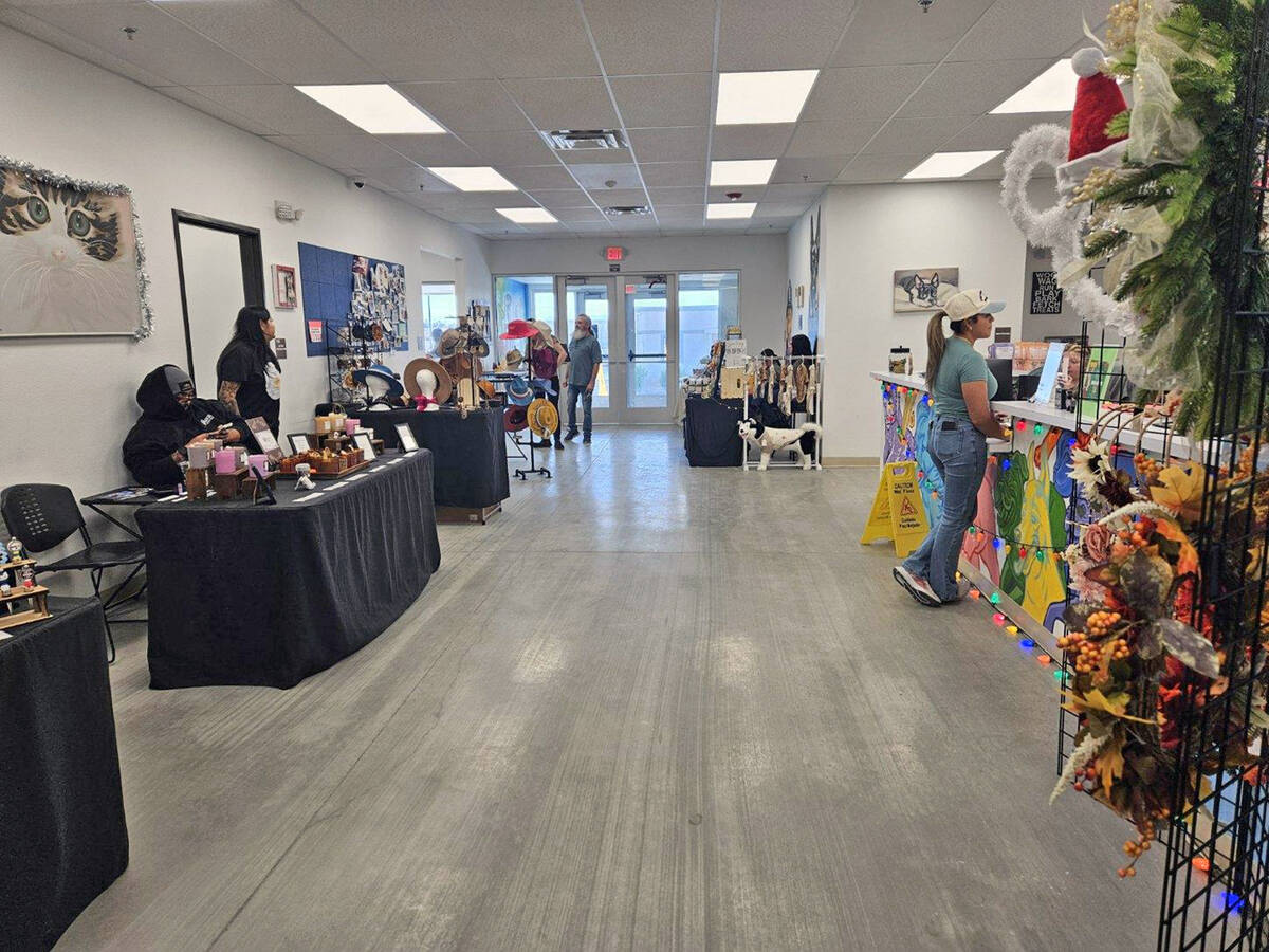 The Nye County Animal Shelter in Pahrump started a program five months ago called Adopt and Sho ...