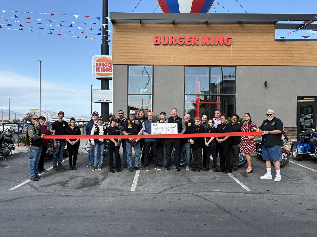 Glencoe Management (the local Burger King franchisee company), VFW Post 10054 and staff at the ...