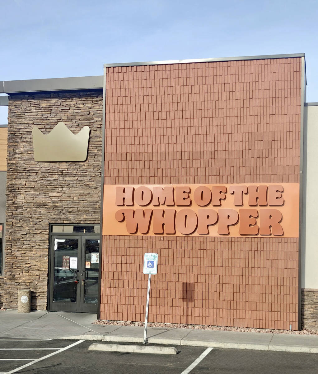 The Burger King in Pahrump first opened its doors in 1995. (Glencoe Management)