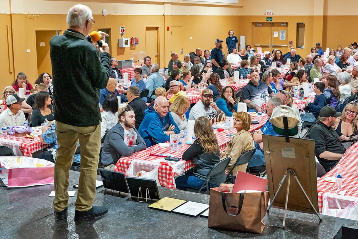 Crab Fest 2026 included a live auction with professional auctioneer Ski Censke of Estate Auctio ...