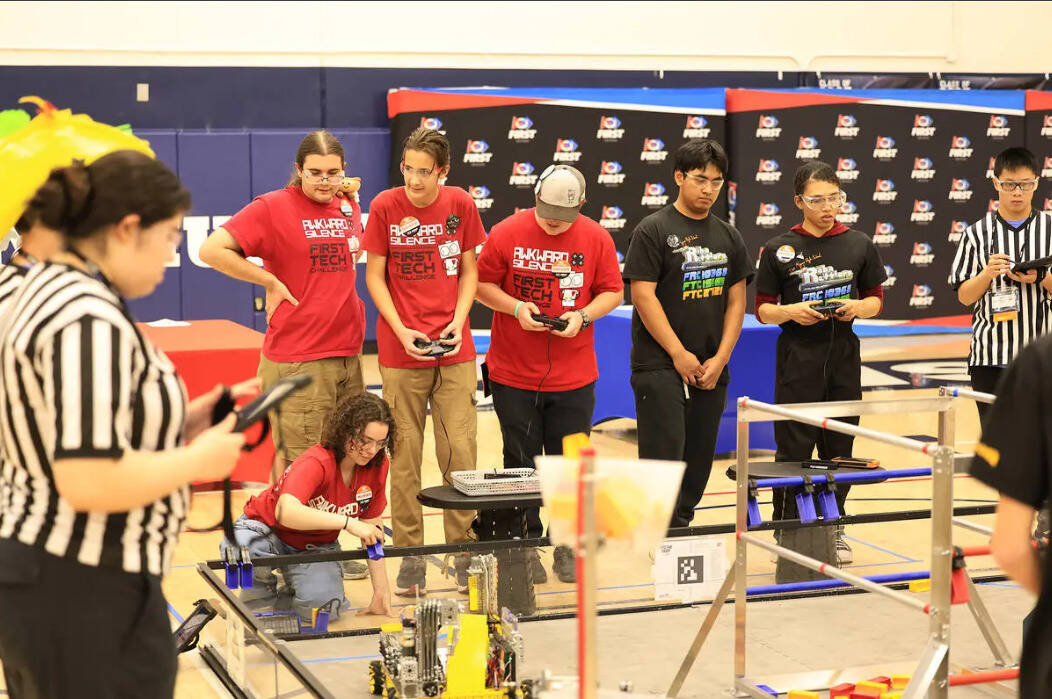Awkward Silence, a local 4-H team competes at the Robotics State Championship last year at The ...