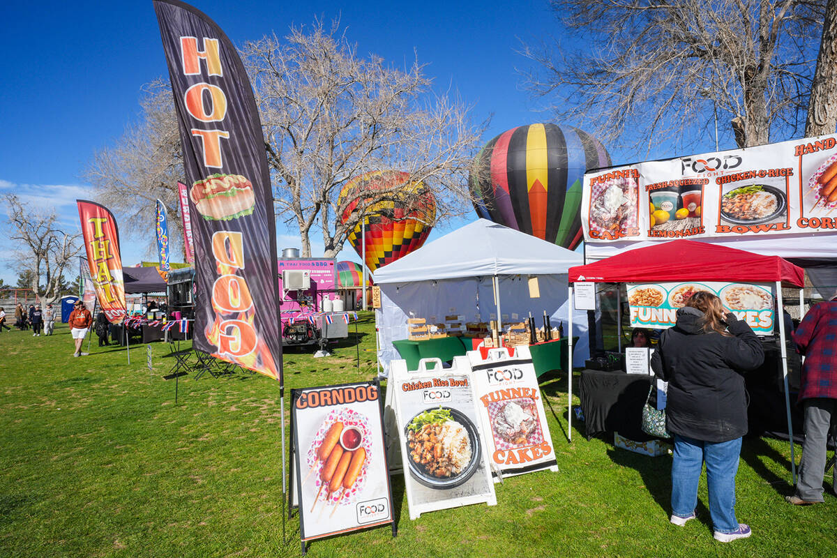 The Hot Air Rally in the Valley took place Feb. 13-15 at Petrack Park. (John Clausen/Pahrump Va ...