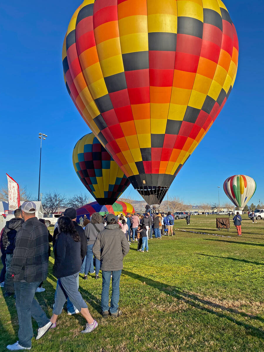 The Hot Air Rally in the Valley offered residents the chance to watch as balloon teams worked t ...