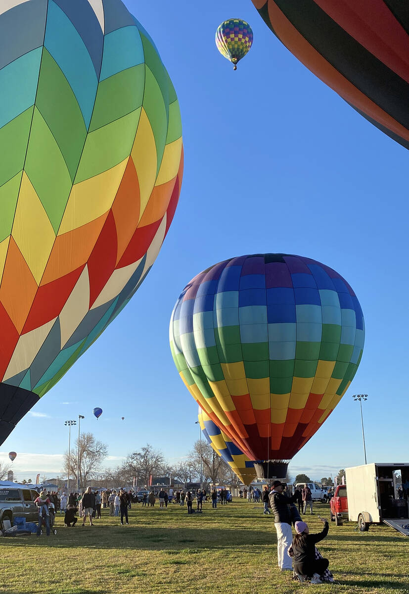 The Hot Air Rally in the Valley took place Feb. 13-15 at Petrack Park. (Robin Hebrock/Pahrump V ...