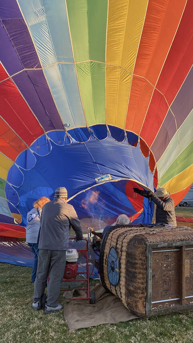 The Hot Air Rally in the Valley took place Feb. 13-15 at Petrack Park. (Robin Hebrock/Pahrump V ...