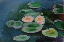 Add this tranquil painted scene to your living space, with the added flourish of your signature ...