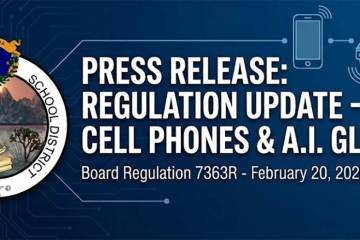 With the popularity of AI glasses on the rise, the Nye County School District is clarifying tha ...