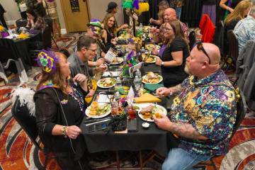 The Pahrump Nugget Events Center was decked out in carnival colors and decor during the Soropti ...
