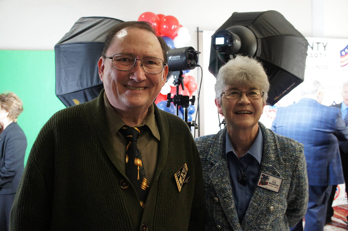 Nevada’s incumbent Fifth Judicial District Court judges, Department 2 Judge Robert Lane (left ...
