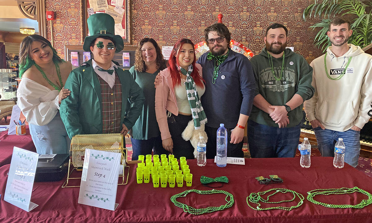 The Tonopah Shamrock Walk is set for Saturday, March 14 and Tonopah Main Street members are ant ...