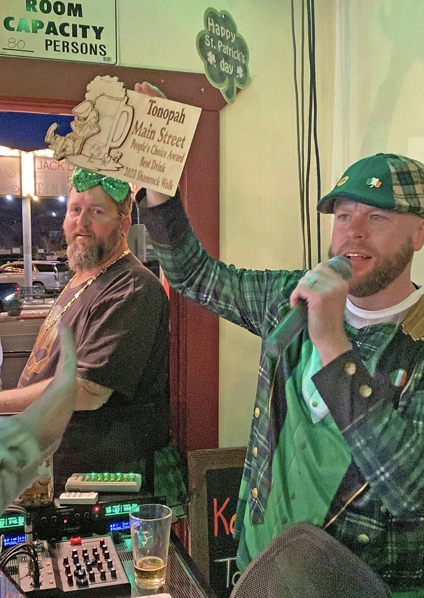 Last year, the winner for Best Drink at the Tonopah Shamrock Walk was Tonopah Liquor Company ow ...